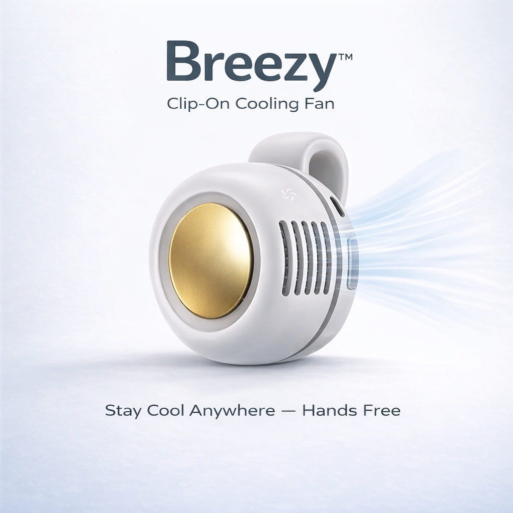 Breezy™ Wearable Cooling Fan